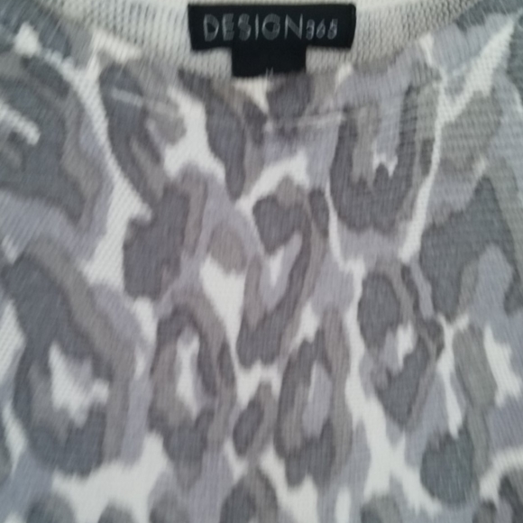 Gray Leopard Sweater - Picture 2 of 5